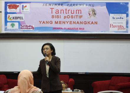 psikolog aurora lumbantoruan seminar tantrum